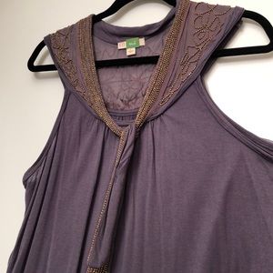 Anthropologie Embellished shirt, Size S